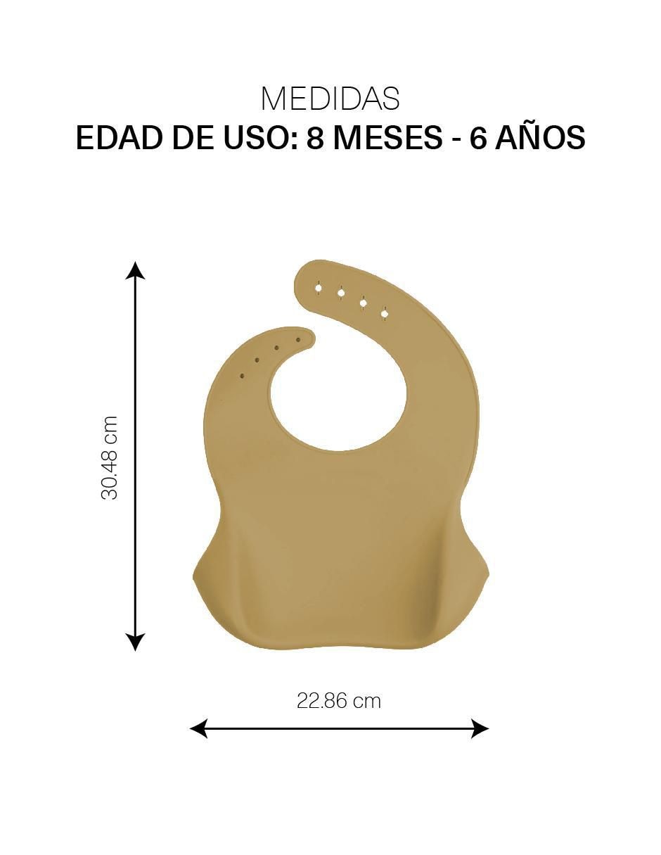Babero de silicón 6