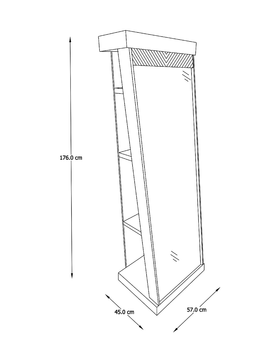 Espejo rectangular Imanol