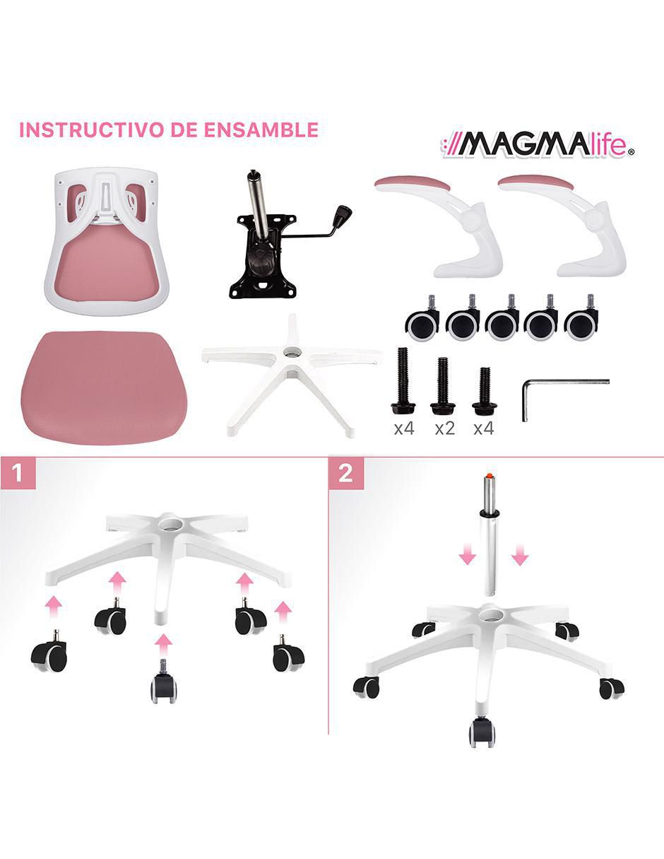 Silla escritorio Cosmo Magma Life