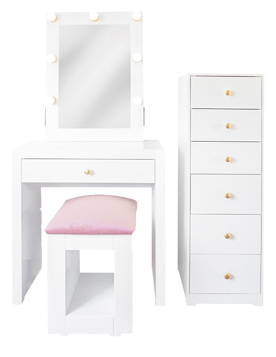 Tocador set baby gold