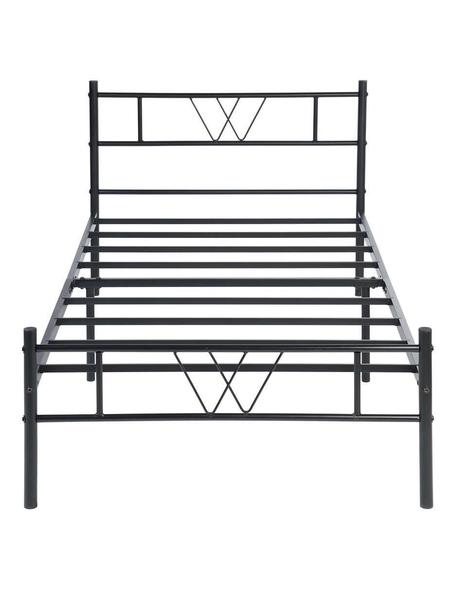 Cama de acero individual