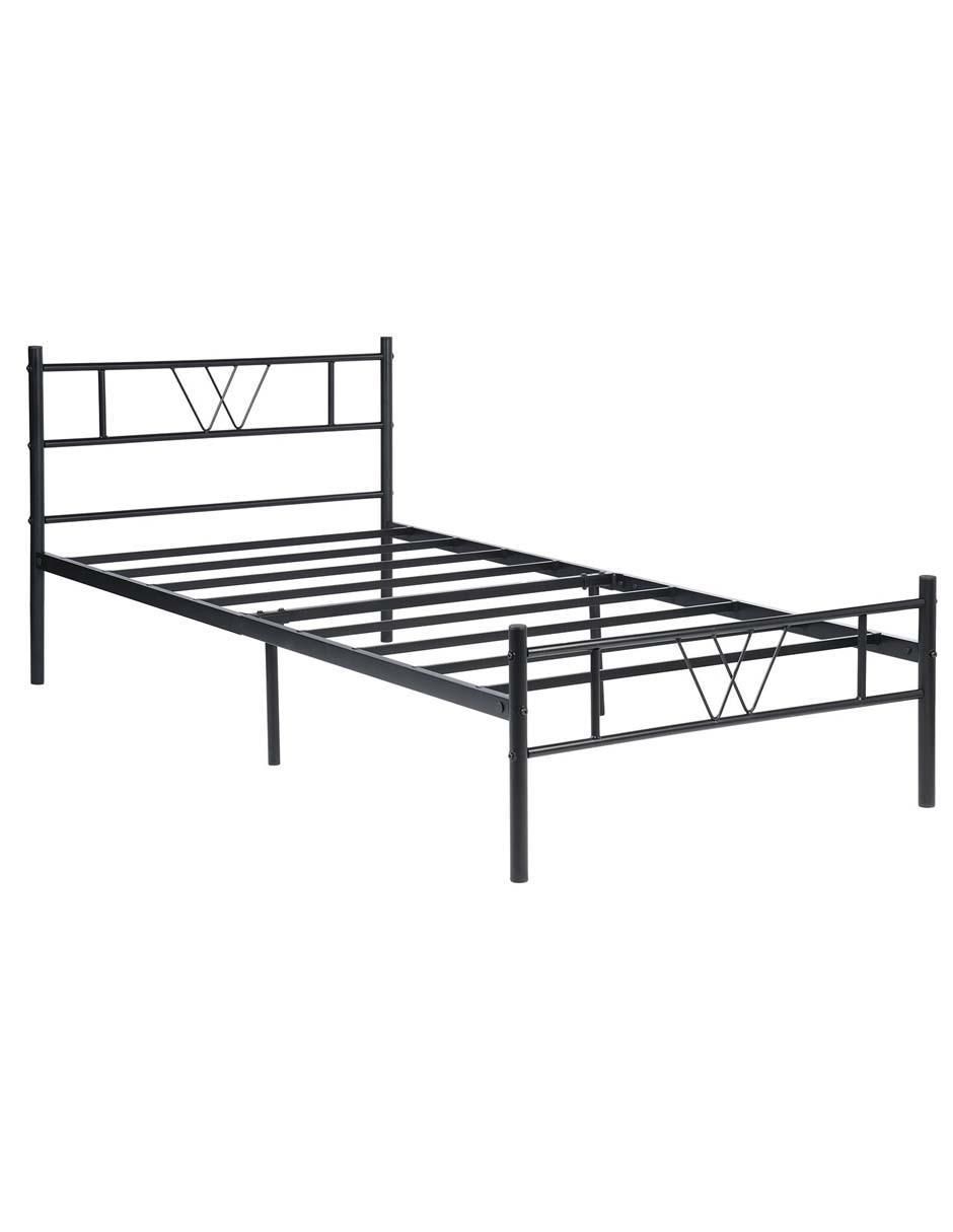 Cama de acero individual