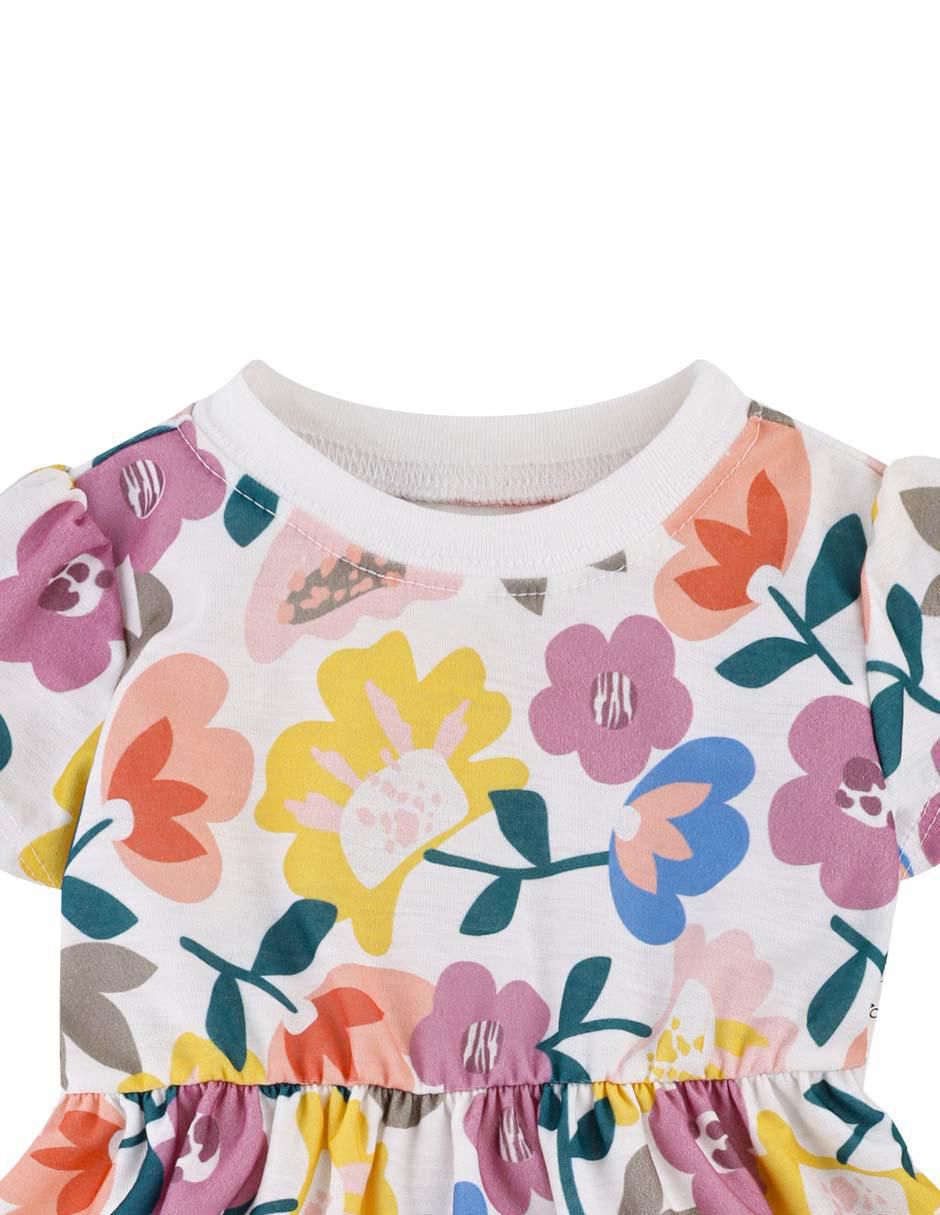 Vestido con calzón Baby manga regular para niña