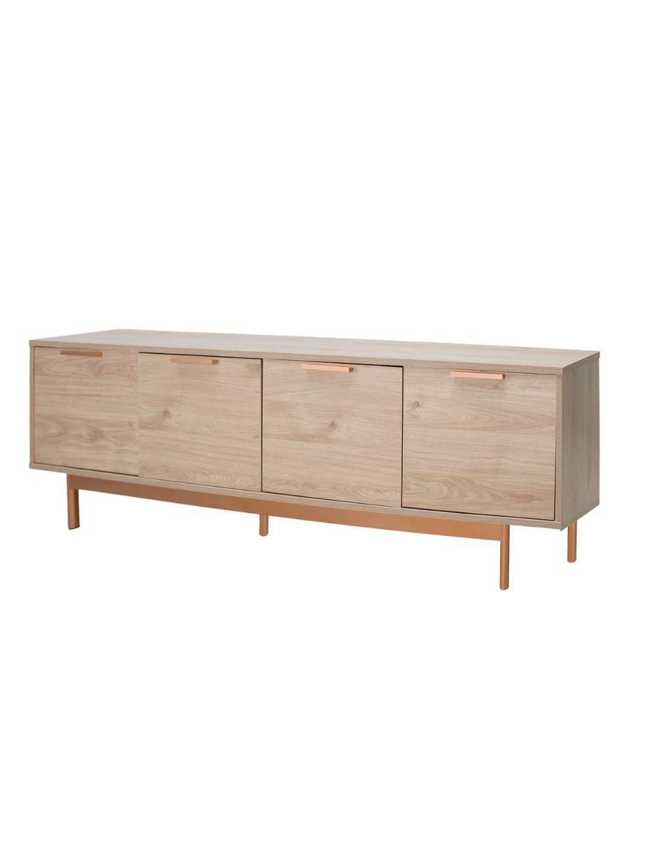 Mueble de TV armable Tramonti de madera 7