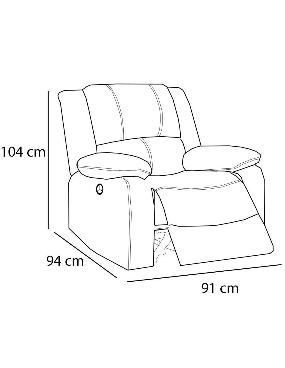 Reclinable de vinipiel 3