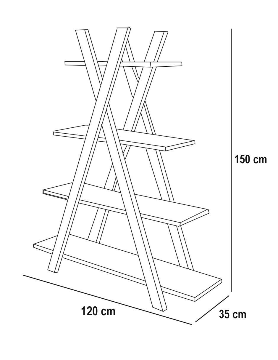 Librero armable de MDF