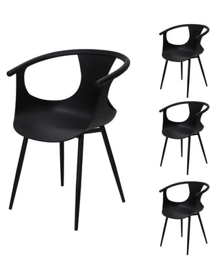 Juego de sillas 4 piezas Catanzaro Muebles de plástico Juego de sillas 4 piezas Catanzaro Muebles de plástico