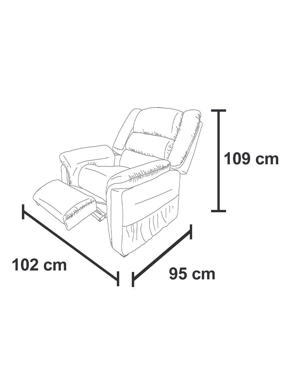 Reclinable Sonora de tela 4