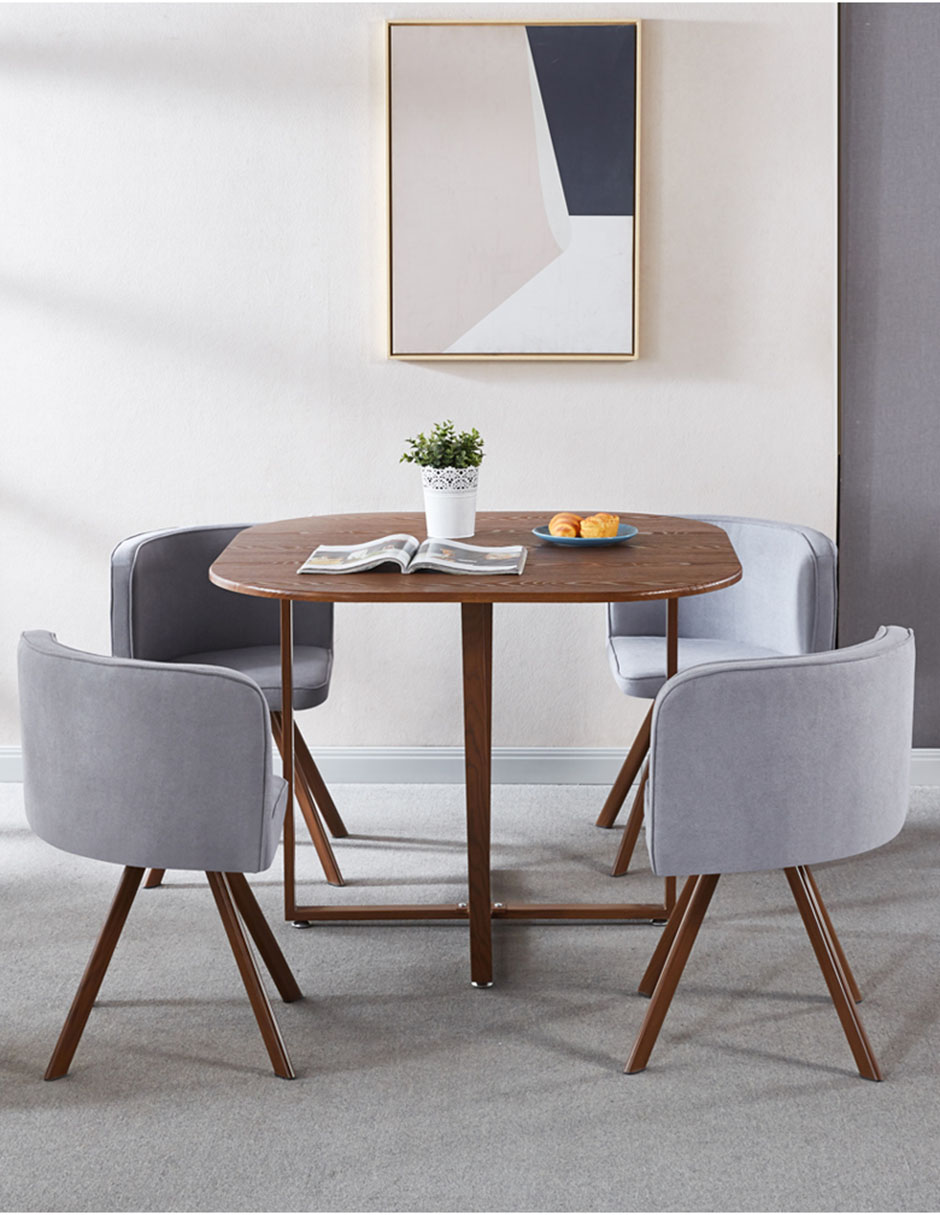 Antecomedor Teca Lottus Para 4 Personas 5