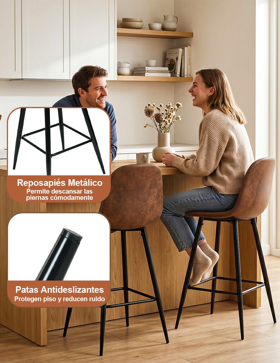 Juego de bancos barstool 8