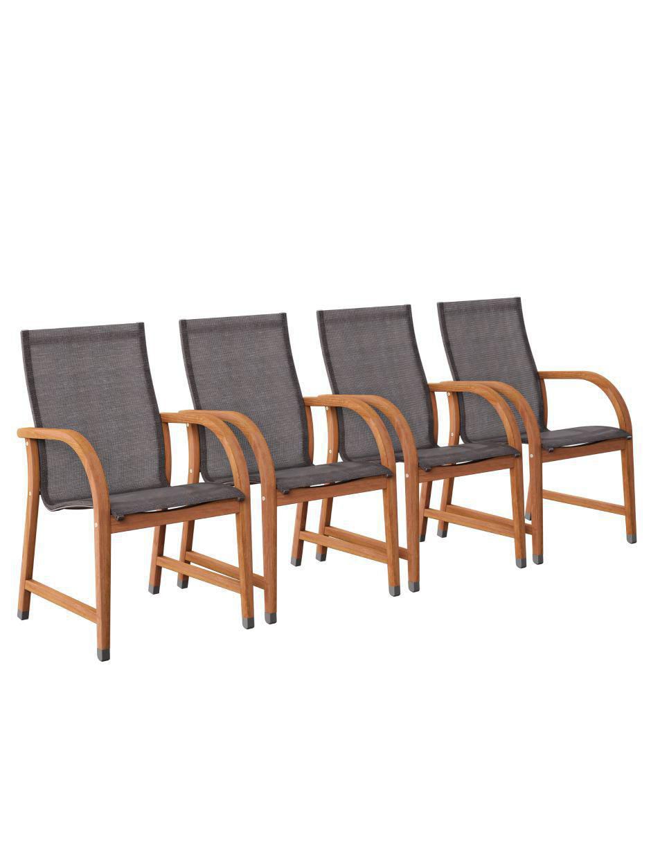 Juego de sillas 4 piezas Manhattan de madera Juego de sillas 4 piezas Manhattan de madera