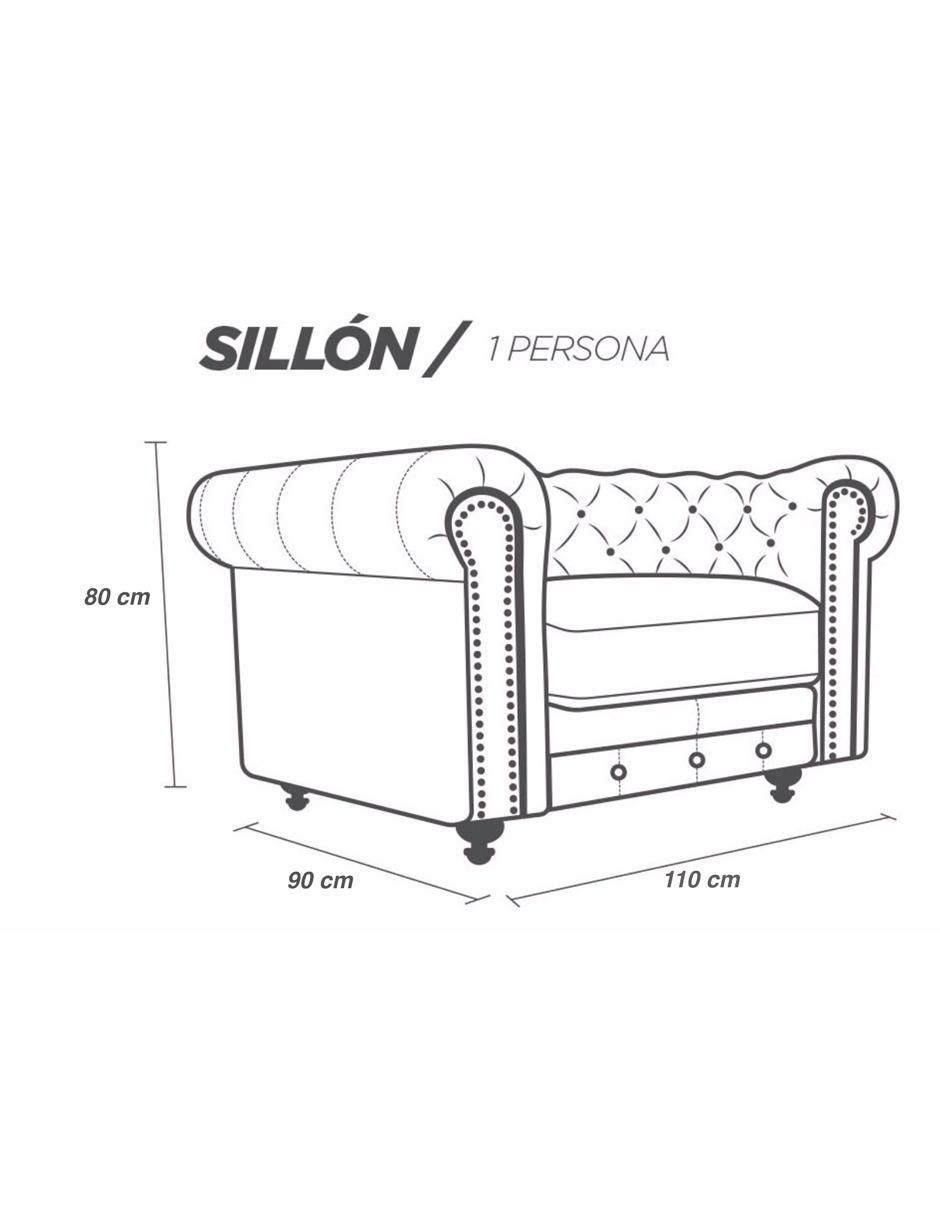 Sillón Chesterfield de piel 7
