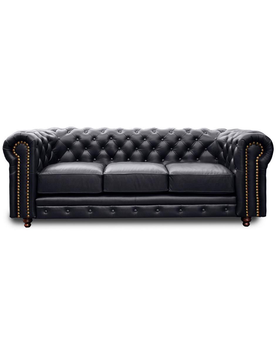 Sofá Chesterfield Confortopiel de piel