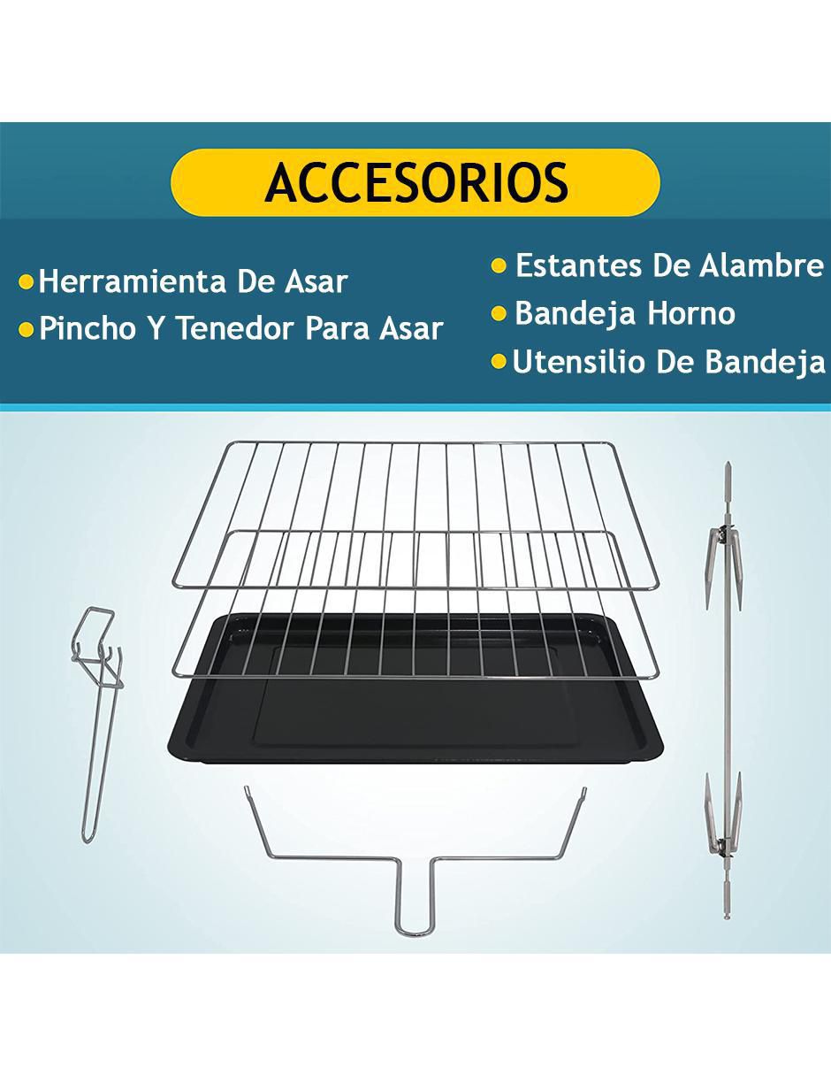 HORNO CONVECCIÓN ETO2530M EL, PLATEADO 4