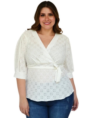 Blusa manga 3/4 para mujer 1