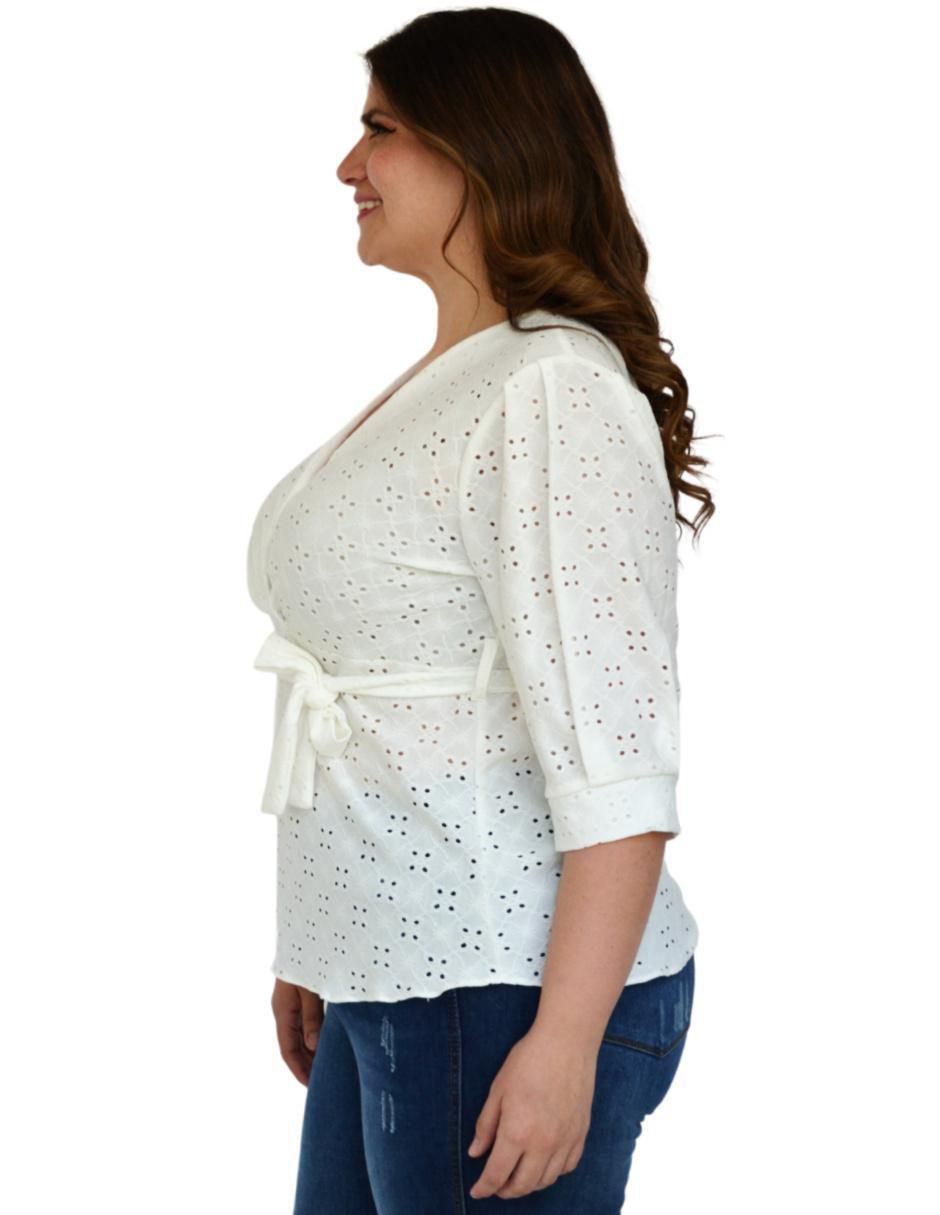 Blusa manga 3/4 para mujer 7