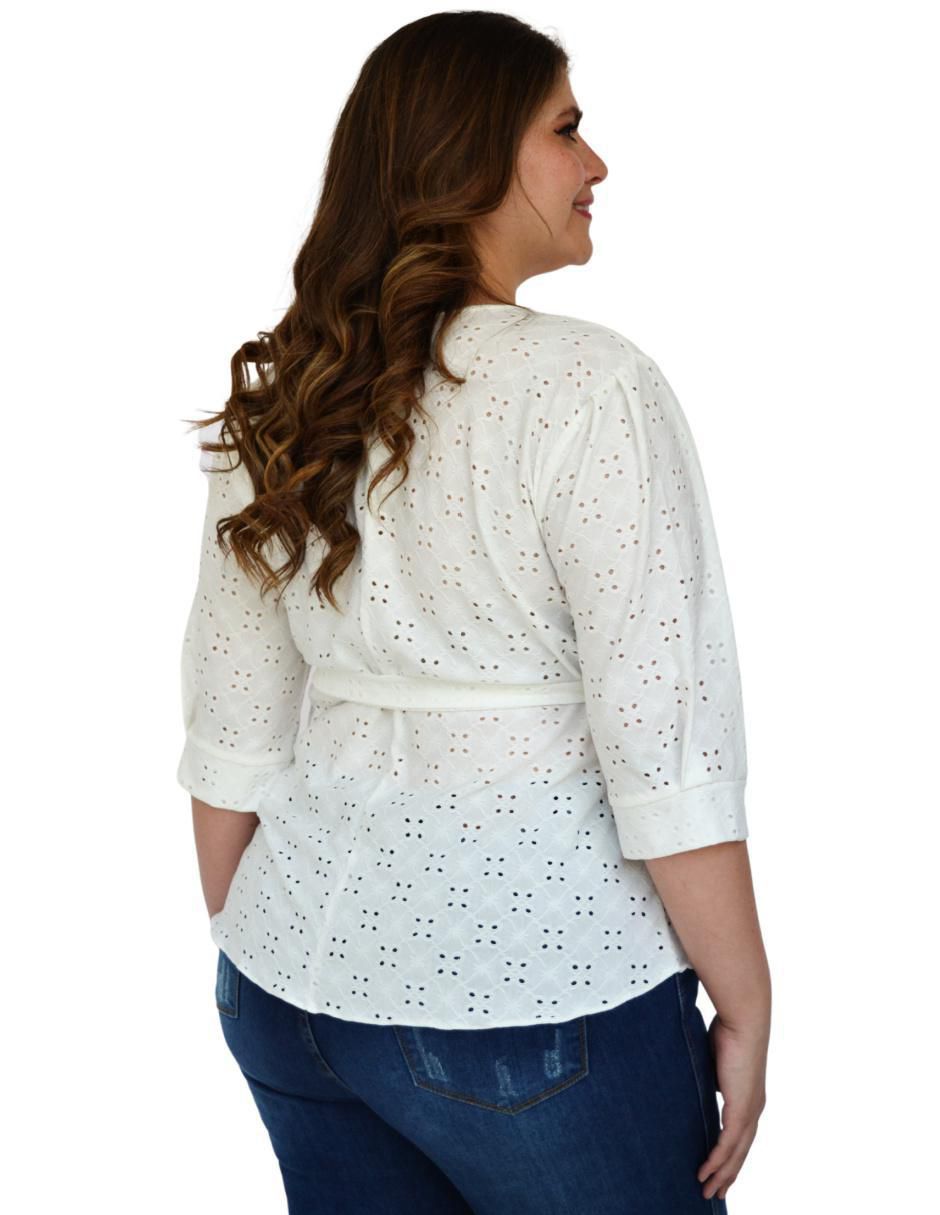 Blusa manga 3/4 para mujer 8