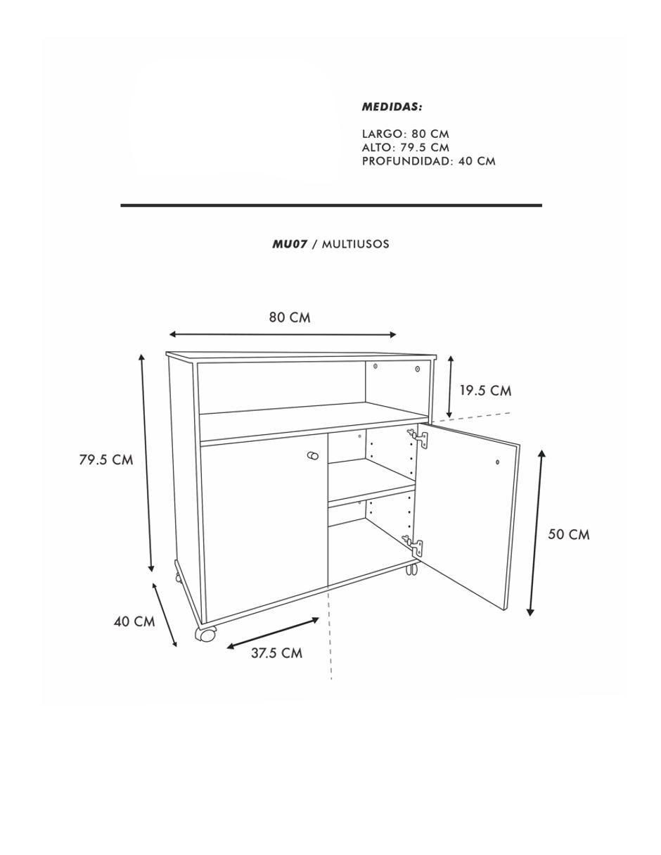 Gabinete de MDF