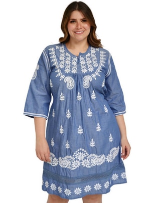 Vestido 3/4 casual para mujer