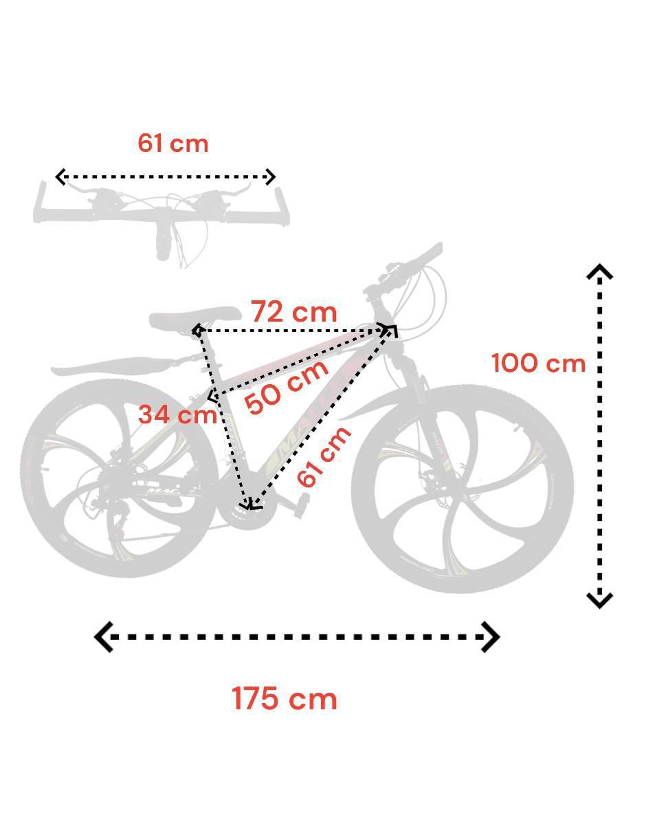 Bicicleta de montaña rodada 27.5 7
