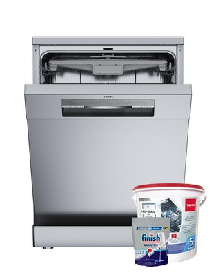 Lavavajillas de piso Teka 14 servicios DFS76850SS+SAL+FINISH
