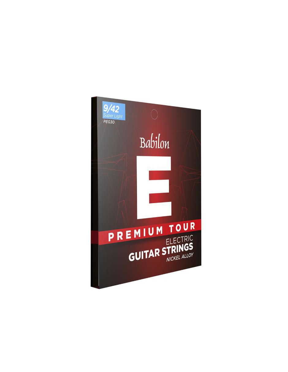 Set cuerdas guitarra eléctrica Babilon PEG30/009