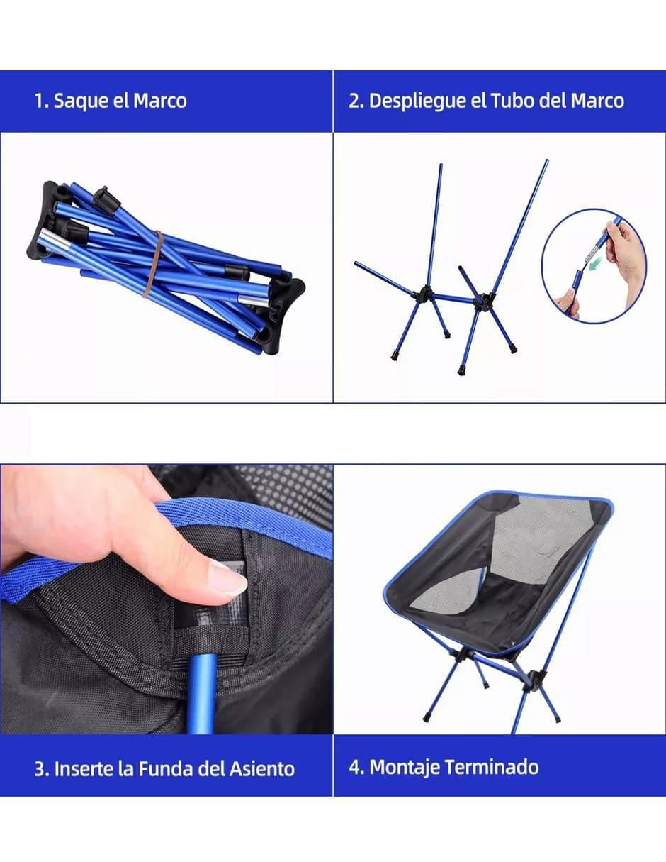 Silla plegable de aluminio 2