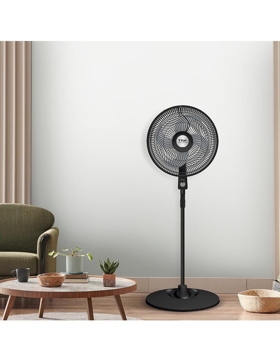 VENTILADOR DE PEDESTAL V9106 T-, NEGROE 8