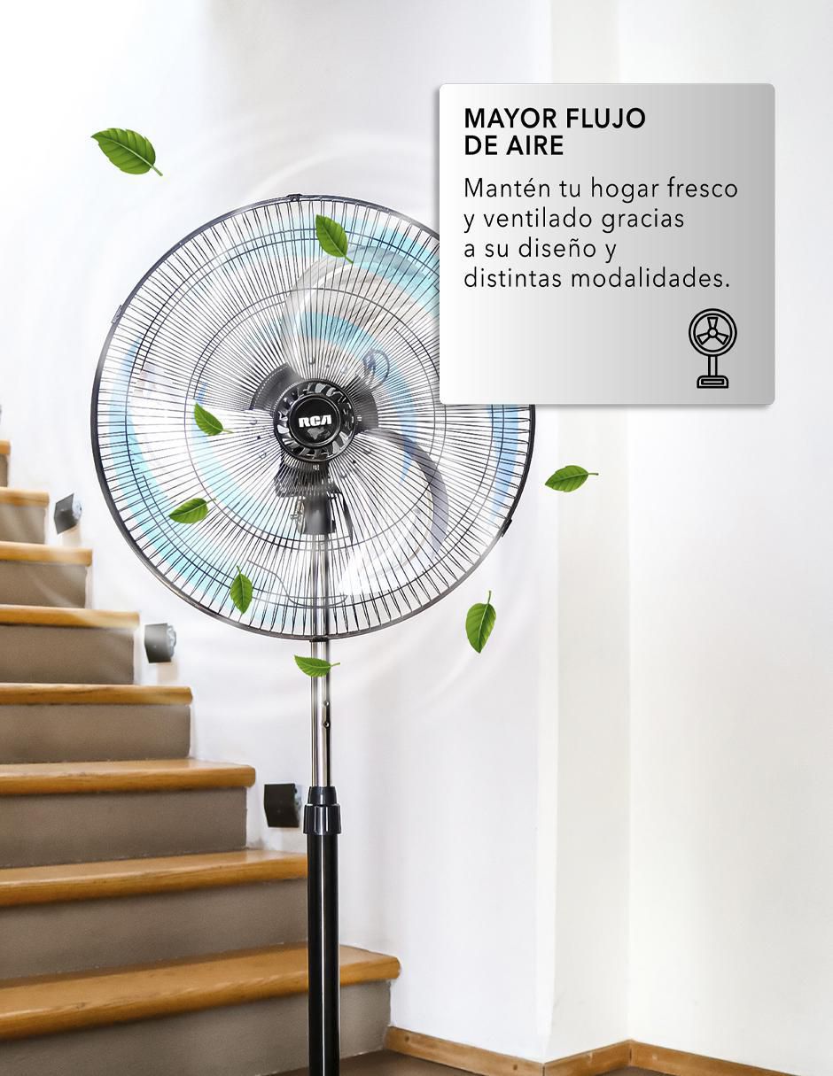 VENTILADOR RC-18B3 3 VELOCI, NEGRO 3