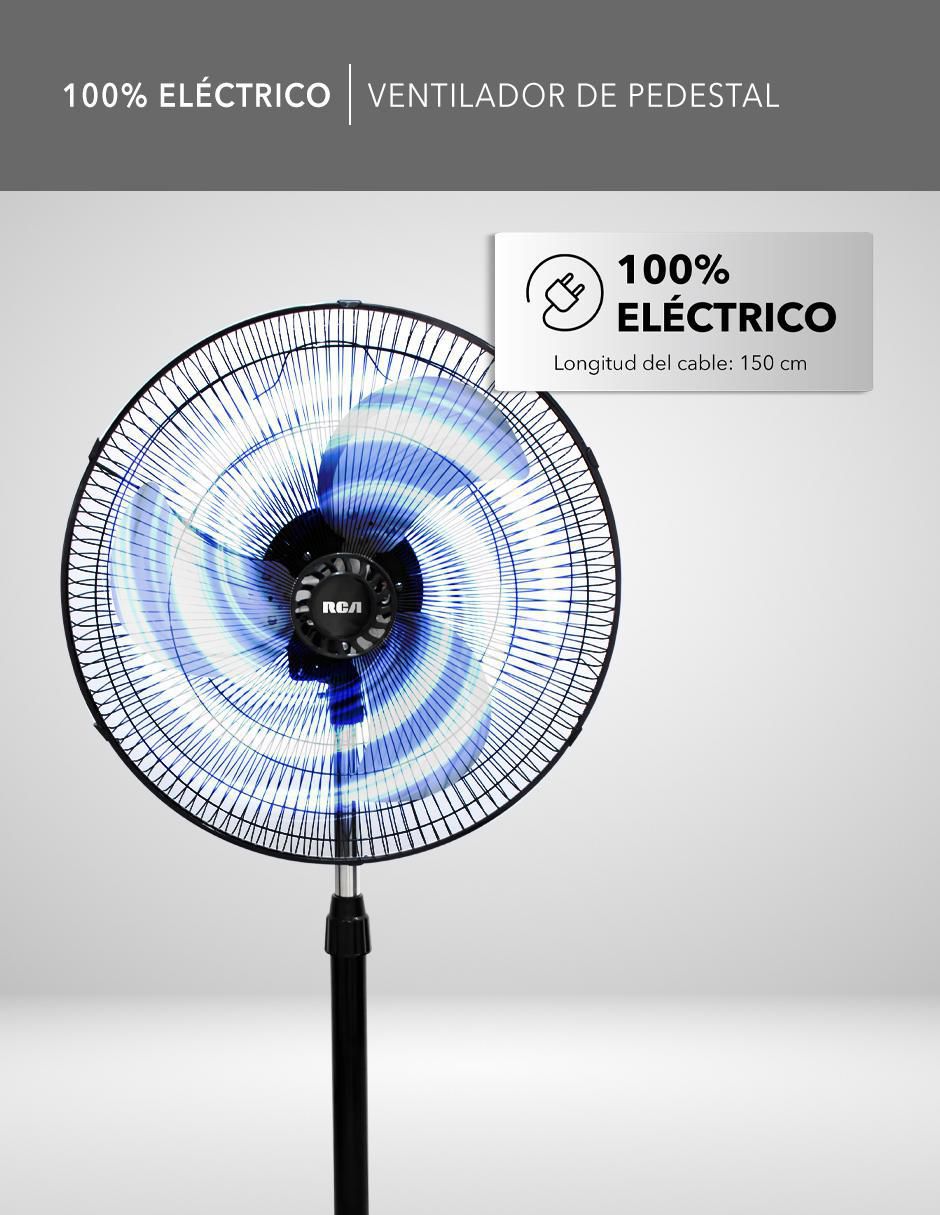 VENTILADOR RC-18B3 3 VELOCI, NEGRO 7
