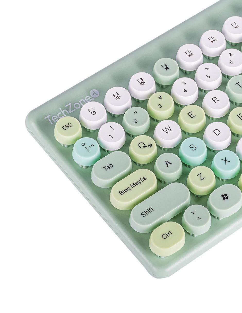 Mouse y Teclado Techzone Colors