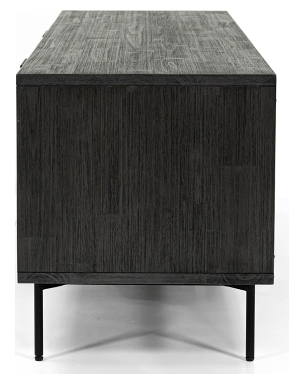 Mueble de TV armable Kalys de madera acacia 4