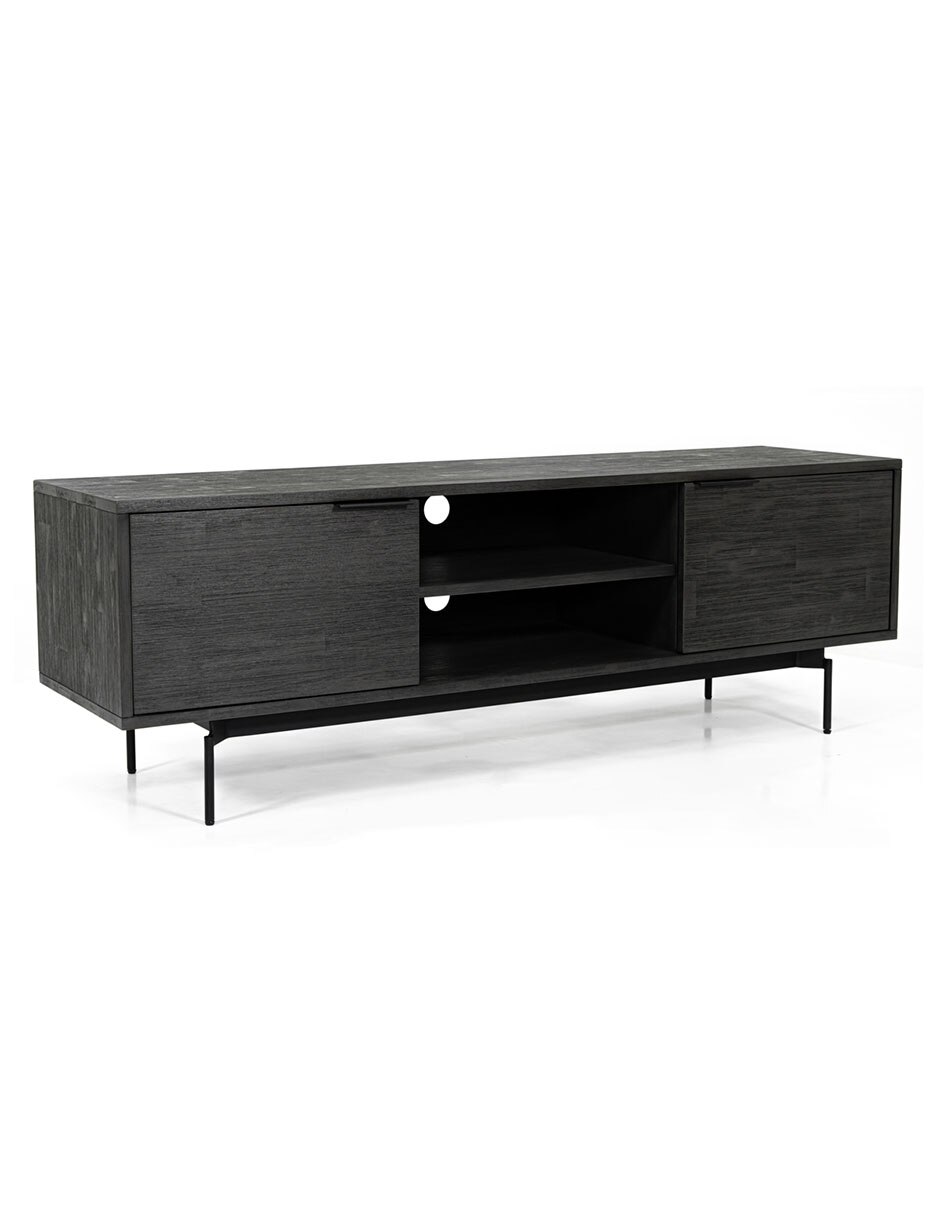Mueble de TV armable Kalys de madera acacia 6