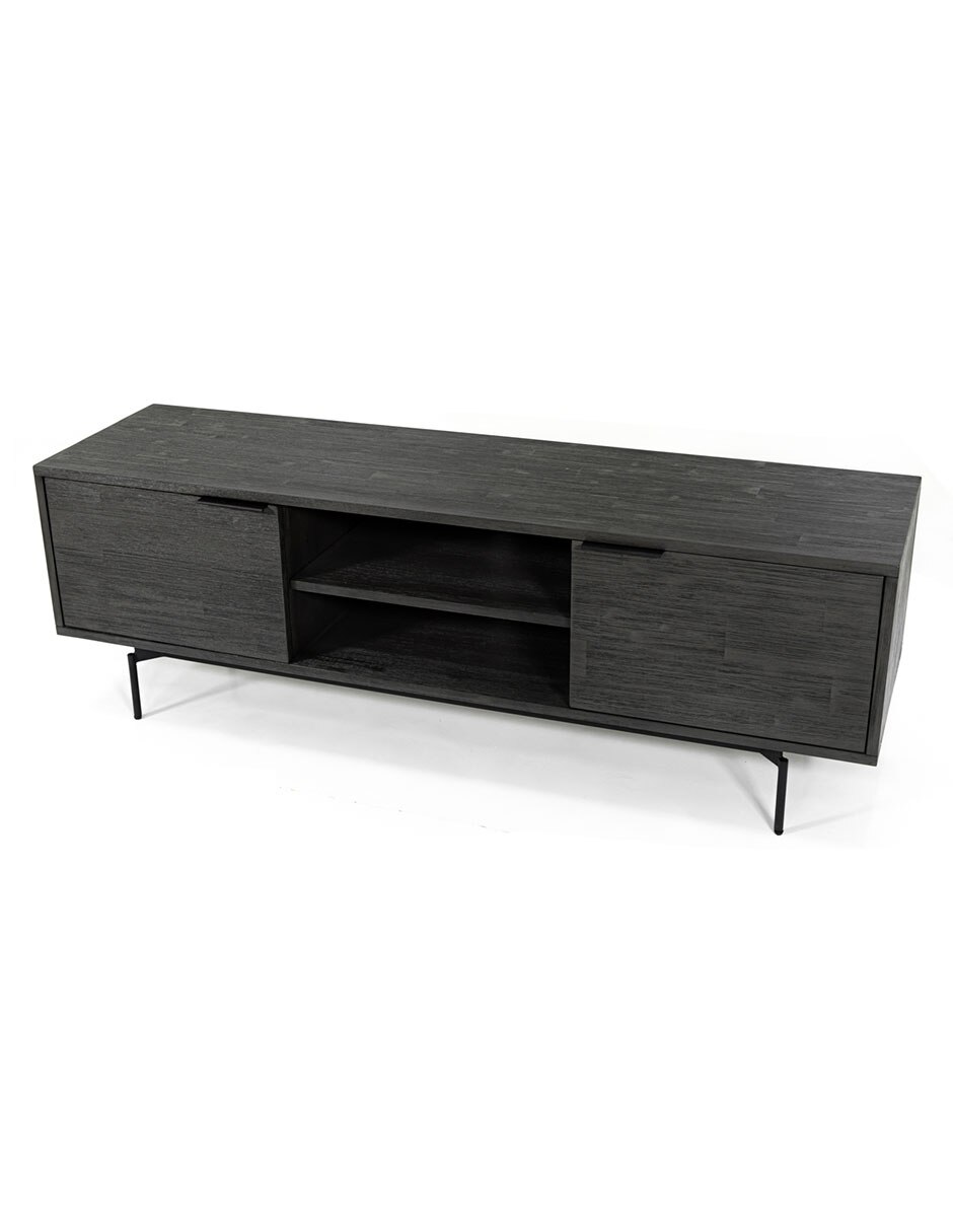 Mueble de TV armable Kalys de madera acacia 8