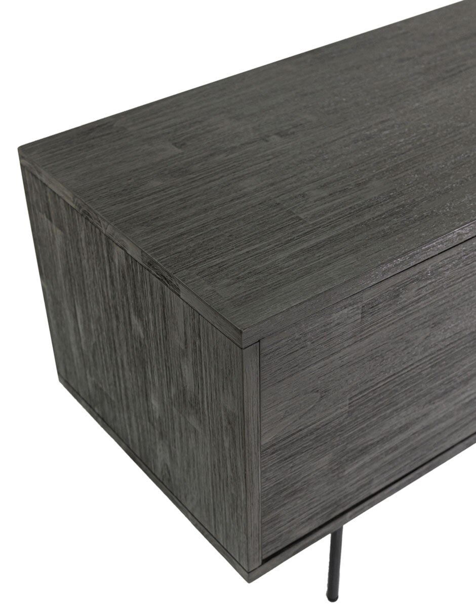 Mueble de TV armable Kalys de madera acacia 10