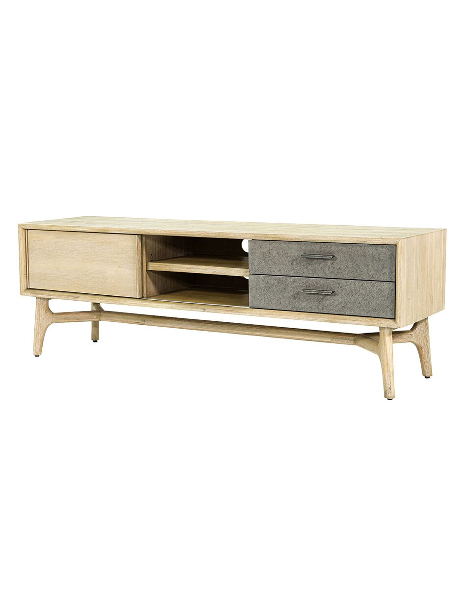 Mueble de TV armable Estrada de madera acacia 7