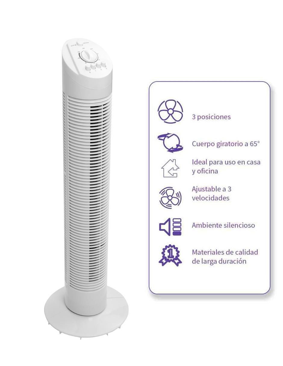 VENTILADOR DE TORRE VT-98-B42W, BLANCOV