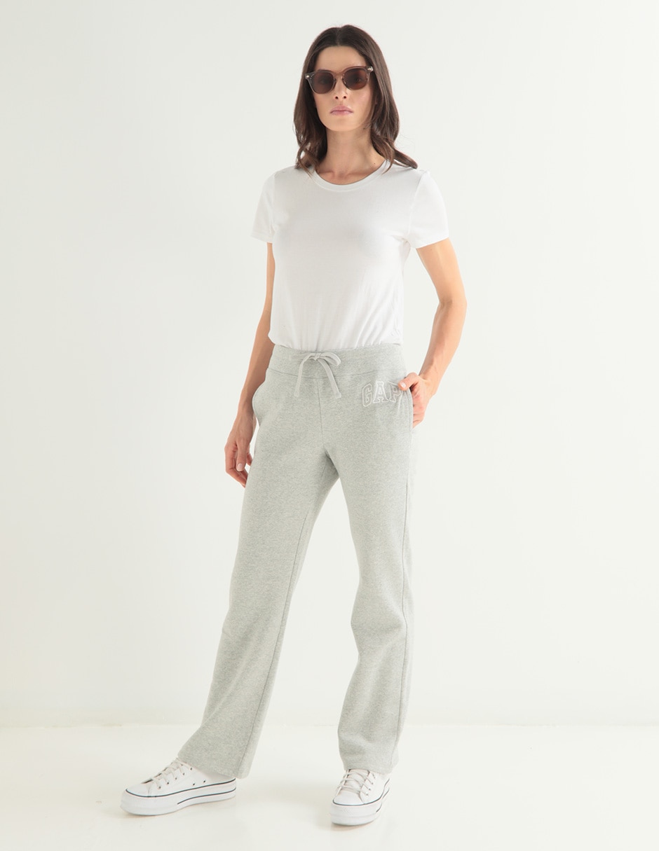 Pants straight con jareta para mujer 3