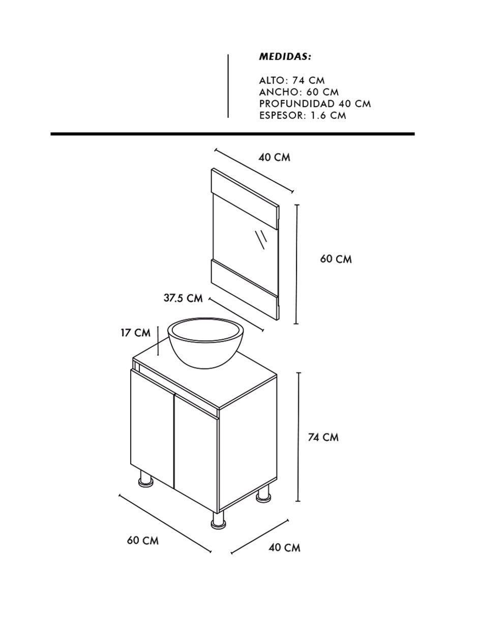 Gabinete de MDF 4