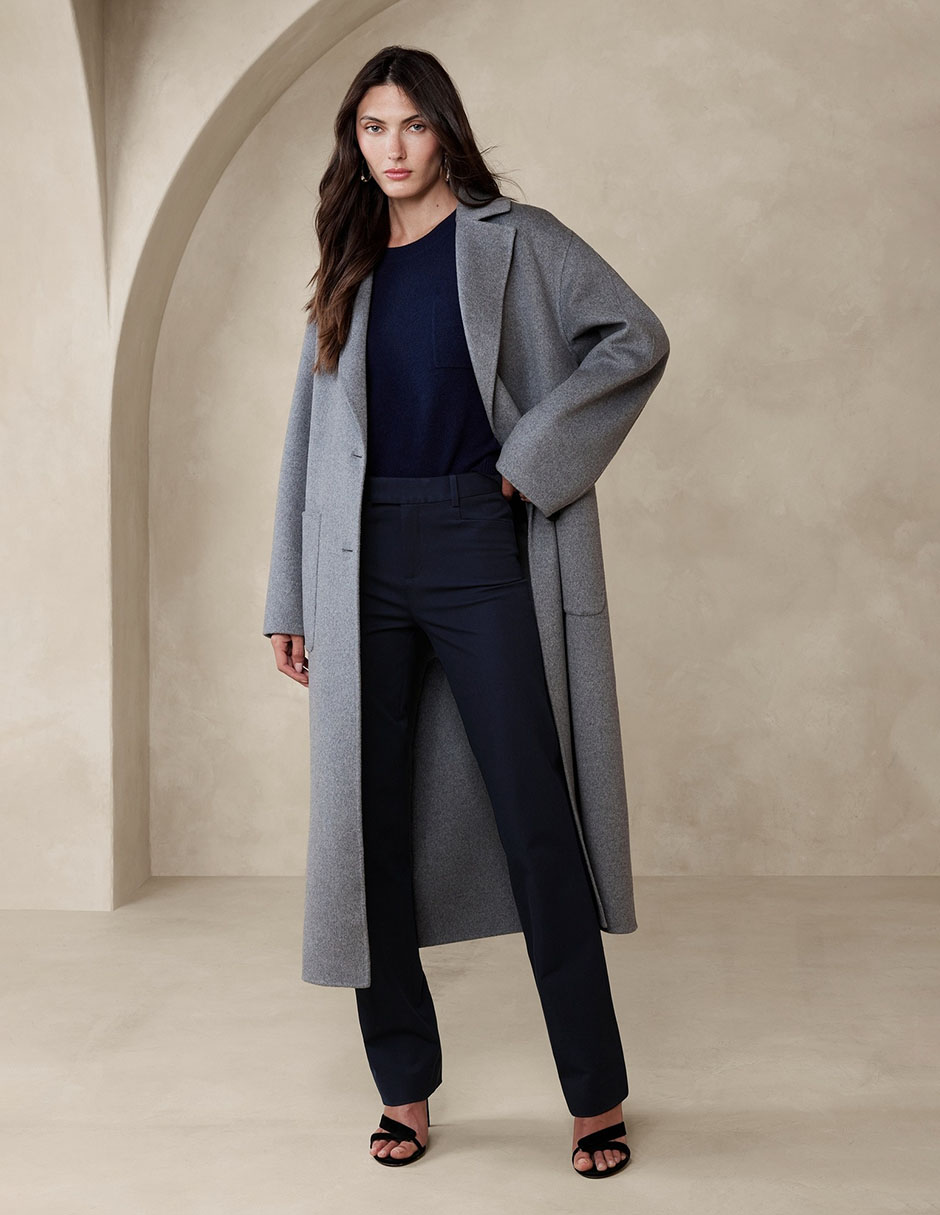 Pantalón de vestir straight para mujer