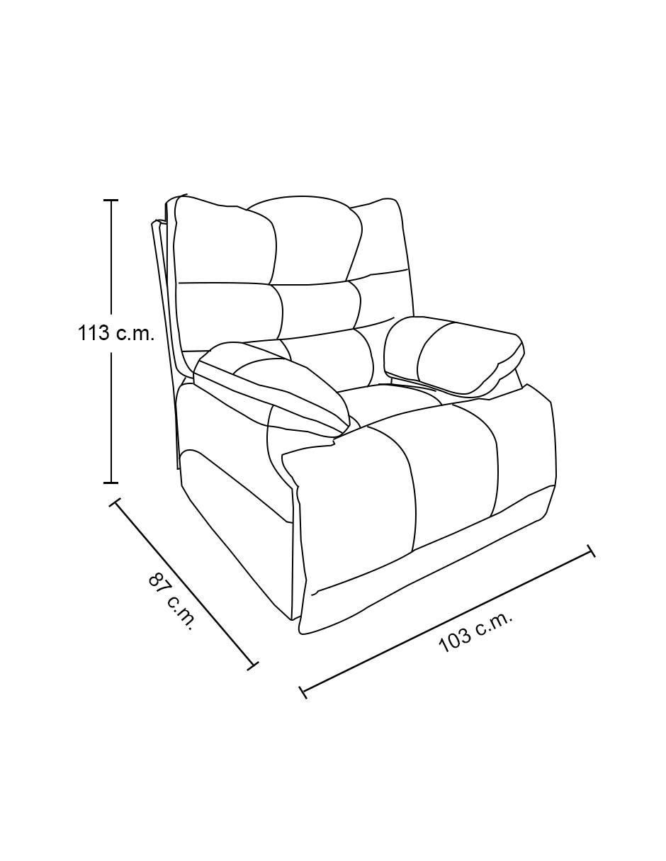 Reclinable de madera