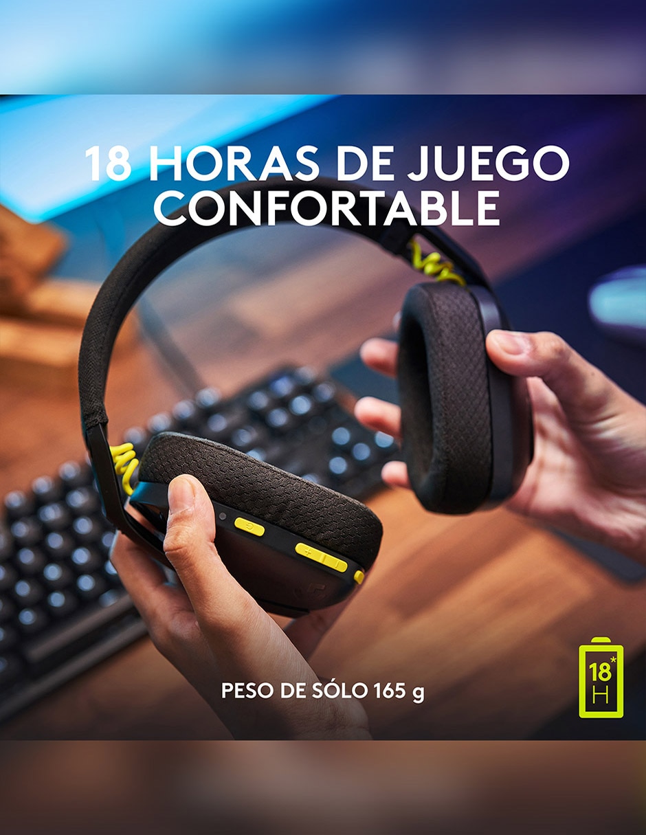 Audífonos gamer Headset Logitech G435 inalámbricos con cancelacion de ruido 7