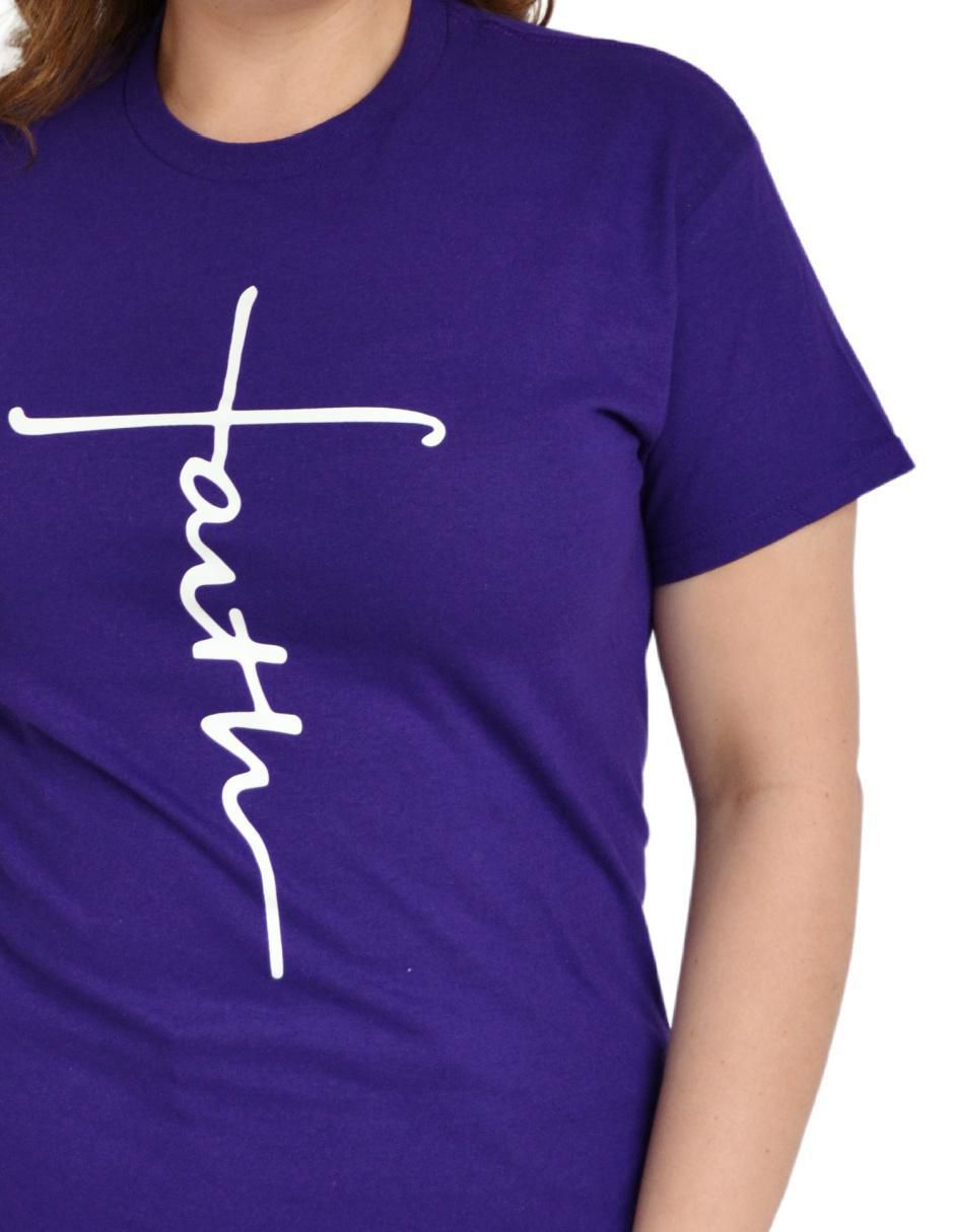 Playera manga corta Roman Fashion cuello redondo para mujer