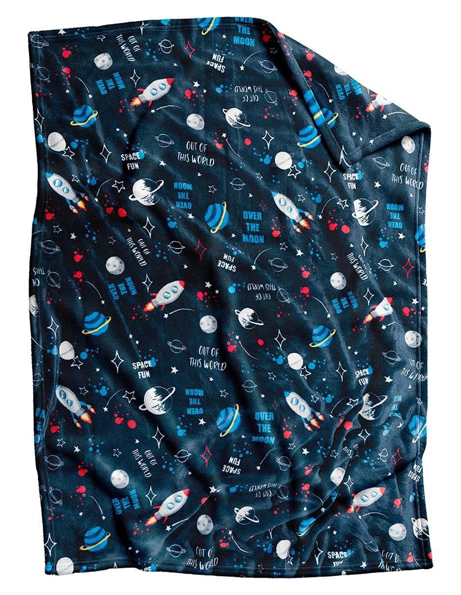 Cobertor Chiquimundo Galaxy estampado estrellas