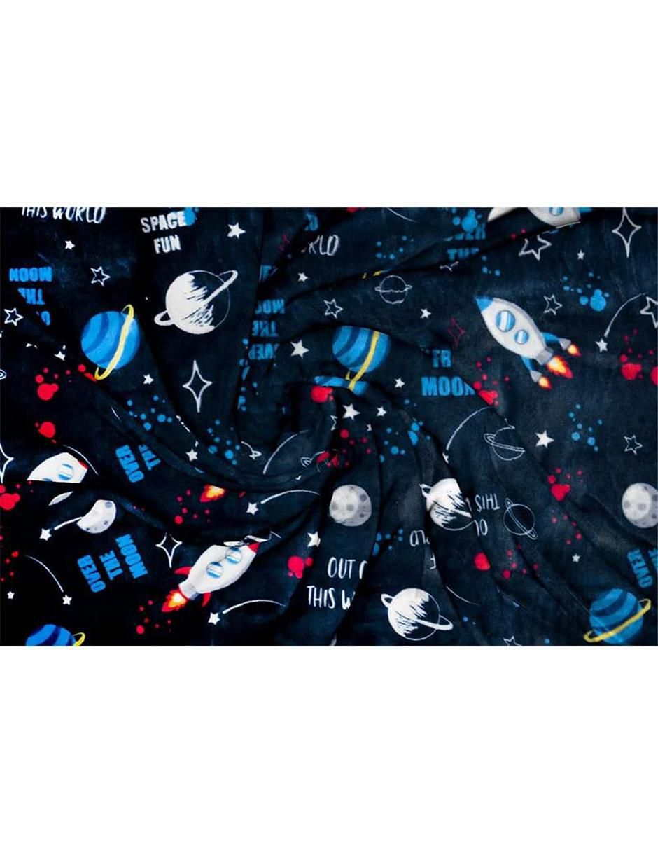 Cobertor Chiquimundo Galaxy estampado estrellas