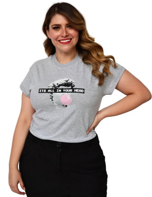 Playera manga corta cuello redondo para mujer Playera manga corta cuello redondo para mujer