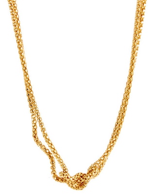 Collar de nudo Lusso de oro 14 K