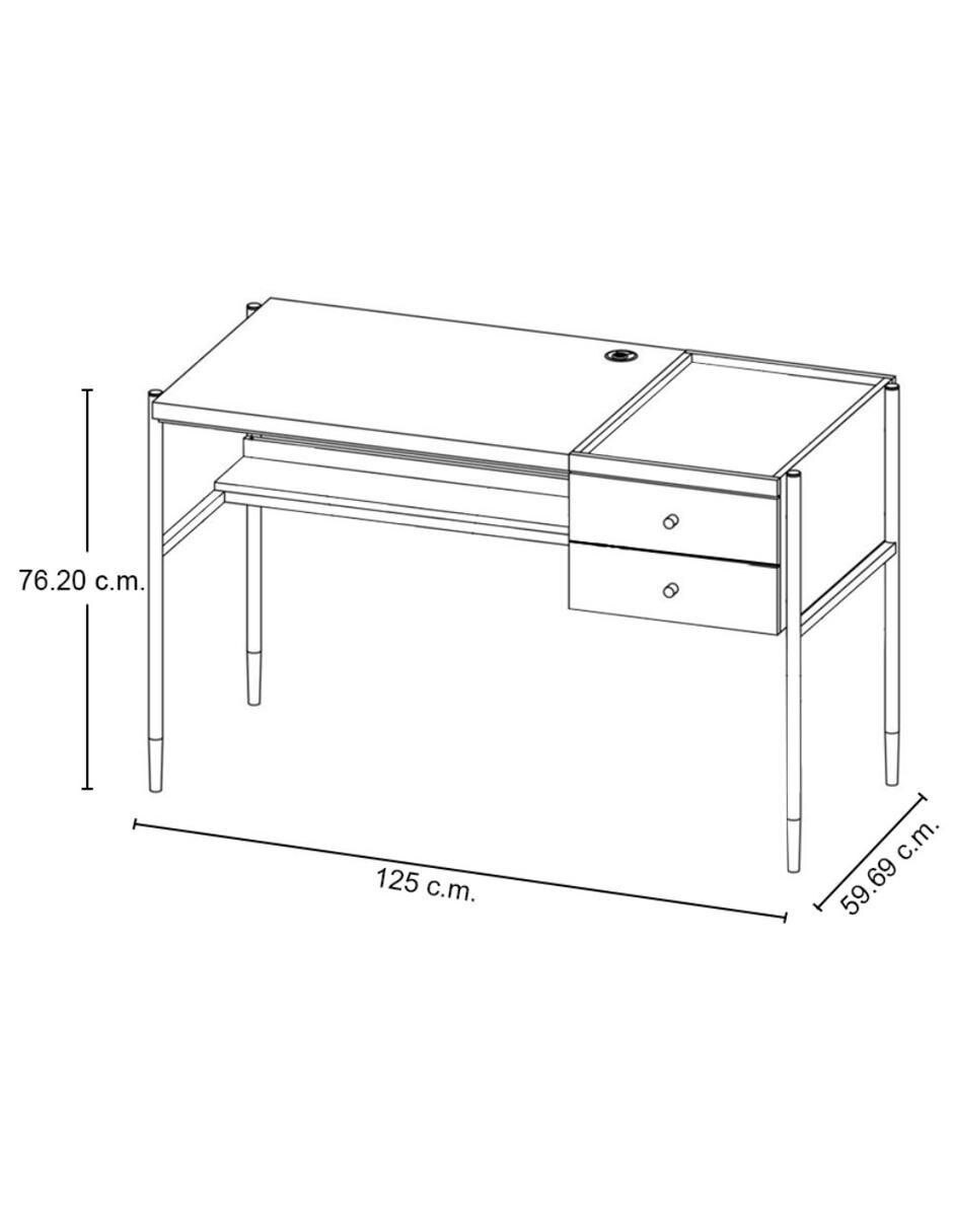 Escritorio armable de madera 5