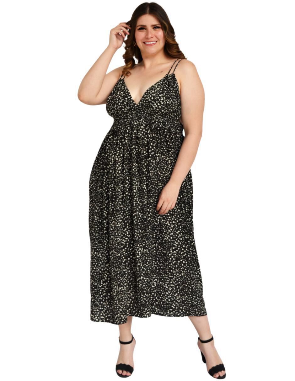 Vestido midi casual para mujer