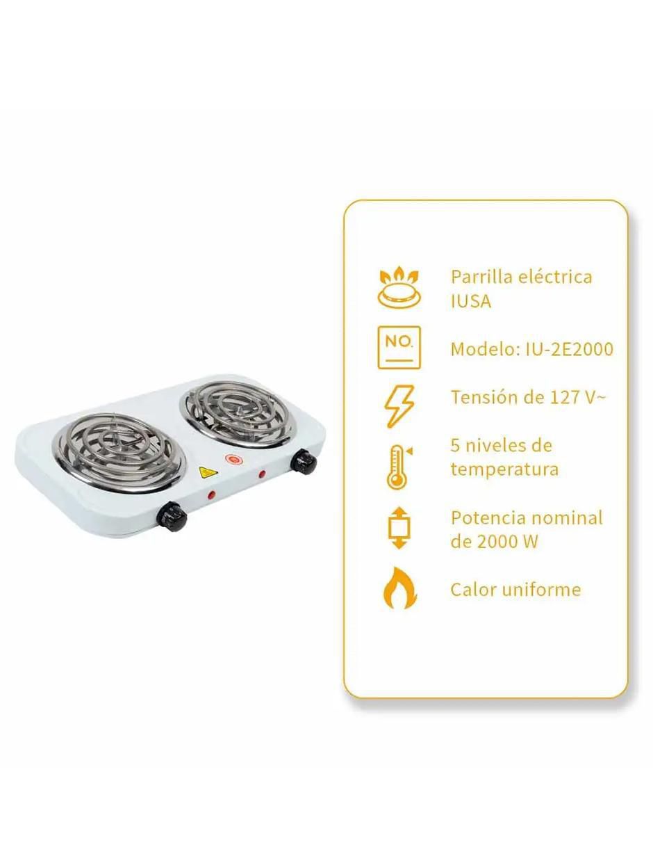 PARRILLA IU-2E2000 IUSA, BLANCO